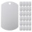25Pcs Strong Silver Aluminum Dog Id Tags Custom Engraved Pet Tags 4