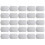 25Pcs Strong Silver Aluminum Dog Id Tags Custom Engraved Pet Tags 10