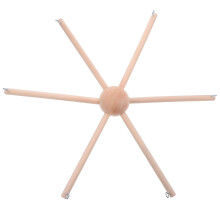 1 Set Ram – 6- Trävagnsmobil för Barnrum Décor