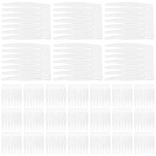 100Pcs Plast Peruk Tillbehör Käppar Kam Hätta ( )