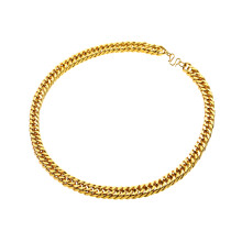 1Men Jewelry Chain Glänzende Goldkette Für & Party