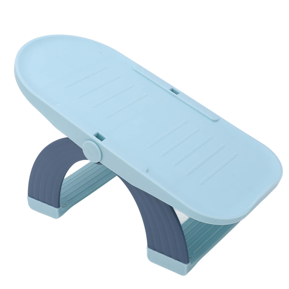 Blue Multi-Tier Shoe Shelf 3 Levels Adjustable Double Layer Shoe Space Saver-image-OPC-PMNNFDN-NEW