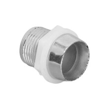 100 piezas de soporte para LED de 0,3 pulgadas cromado plateado