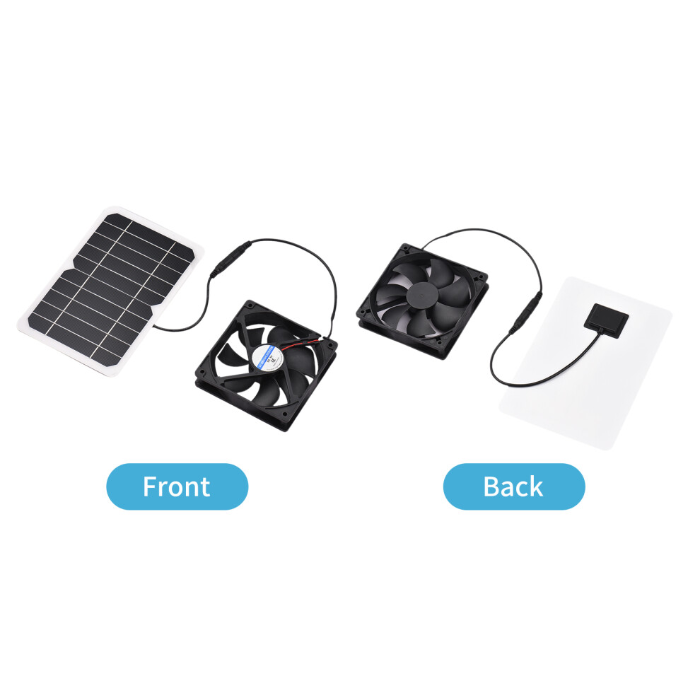 6W 5V Solar Panel With Fan Ventilator For Chicken Coops & Greenhouses 6921357294680