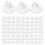 600Stk Universal -Pin-Stecker Transparent Sicherer Verschluss 2