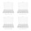 600Stk Universal -Pin-Stecker Transparent Sicherer Verschluss 7