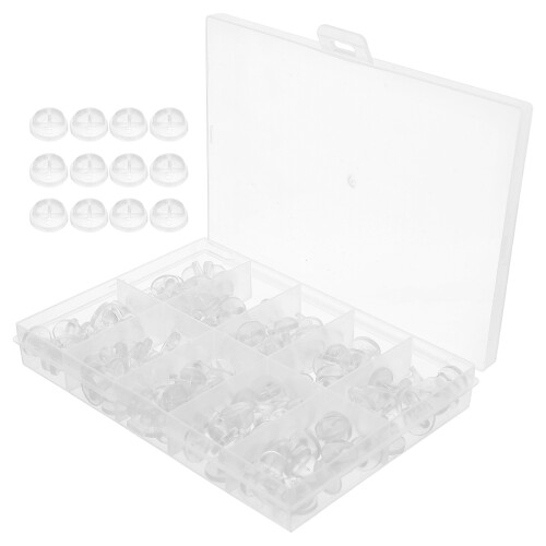 600Stk Universal -Pin-Stecker Transparent Sicherer Verschluss 2