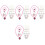 24Sets Kinderschmuck Set Ohrringe Ringe Armbänder 5