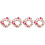 4Sets Halskette Armband Set Holz Perlen Farben 6