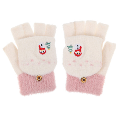 1Paar Kinder Wärmende Finger Weiße Flips