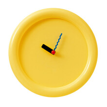 Nordic Styles Modern Bubble Wall Clock in Cream Tone for-Yellow
