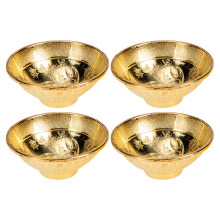 2Stk Kleine Goldene Schale Mini Zinklegierung Für Baby