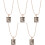 5Stk Rose Gold Medaillon Kette Mit Bild Damen Modeschmuck 5
