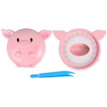 1 Set Creatieve Baby Tandendoosje Met Cartoon Dierenontwerp Tandenbox