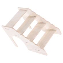 Small Pet Ladder Wooden Climbing Toys Beige 1 Set