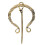 Creatieve Viking Broche Gouden Metaal Accessoire 10