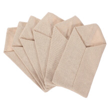 6St Khaki Jute Bestekhoezen Kersttafeldecoratie Duurzaam En Praktisch