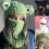 Handgewebte Mütze, gestrickte Mütze, warme-grüne Hasenohren 6