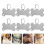 6 Pièces Pendentif Pour Chat Cuir Accessoire Collier 6