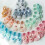 1 Paire Coton Bébé Anti-Dérapantes Nœud 4