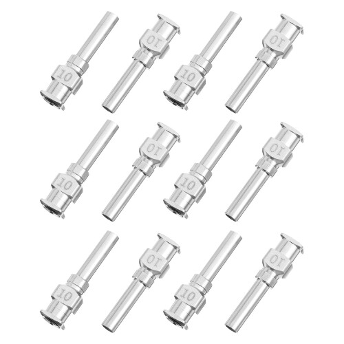 12 Pezzi Aghi Per Dispensing In Inox Punta Arrotondata 2