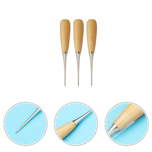 3 Pièces Aiguilles À Main Pour Cuir Outils De 2