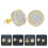 1 Paire De Boucles D'oreilles Hiphop Pour 6