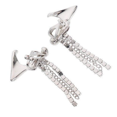 1 Paire De Clips D'oreilles Perçage Décorative
