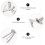 1 Paire De Clips D'oreilles Perçage Décorative 7