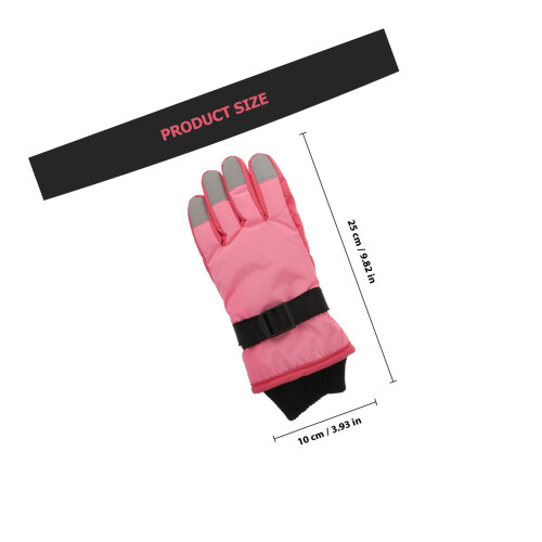 1 Paire De De Ski Imperméables Épais Pour Enfants 1