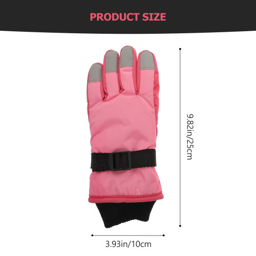 1 Paire De De Ski Imperméables Épais Pour Enfants 2