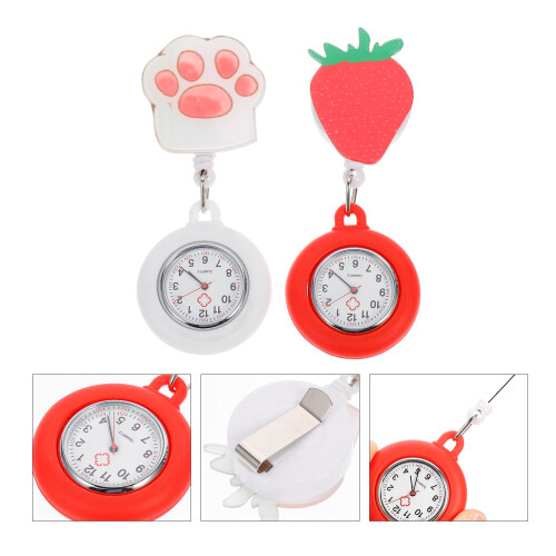 2 Pièces Fraisier Infirmière En Silicone Pince Élastique 1
