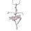 Crystal Pendentif Ballerine Pour Cou 7