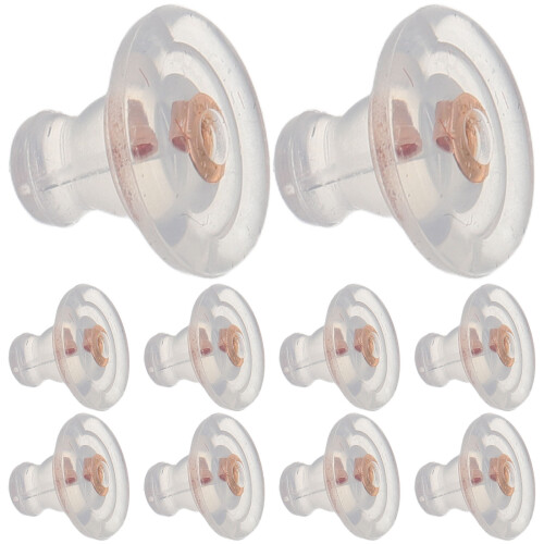 10 Pièces Bouchons D En Silicone Transparent Réutilisables