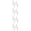 4 Paires De Boucles D'oreilles Et Croix, Style Clip Et 10