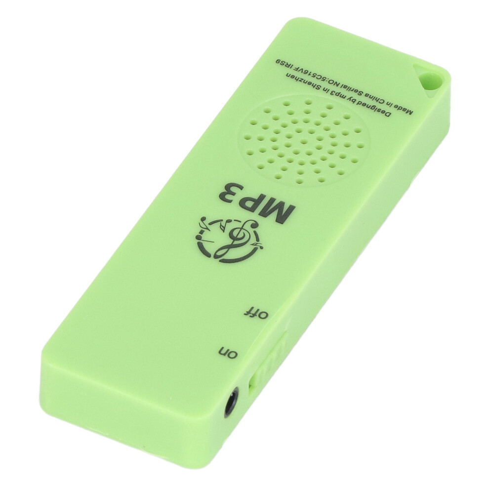 Mini Mp3 Player With 64Gb Card Support And Lossless Sound Green 3701357295602