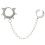 D'oreille En Acier Inoxydable Perforation Clip 4