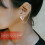 D'oreille En Acier Inoxydable Perforation Clip 10