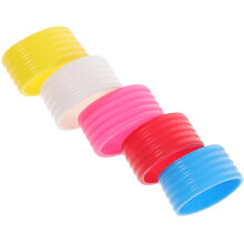 5 Pièces Bandes Raquette Tennis En Silicone Transparent