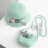 Ensemble Kit Plage Chapeau Sac Bandoulière Vert 9