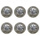 6 Pièces Bouton À Pour Vêtements Accessoire 5
