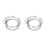 4 Set Per , Cavigliera Premium In 3