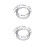 4 Set Per , Cavigliera Premium In 9