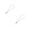 2St Duurzaam Kruis Hanger Auto Spiegel Ketting Met Multi 9