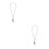2St Duurzaam Kruis Hanger Auto Spiegel Ketting Met Multi 5