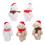 Weihnachtsbär-Stoffornament, stilvolle 1