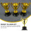 20Pcs Mini Plastguld Pokal För Barns Lärandeleksaker 10