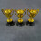20Pcs Mini Plastguld Pokal För Barns Lärandeleksaker 3