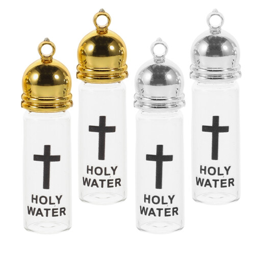 12 Unidades Frasco De Com Crucifixo Para Batismo