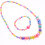 3 Conjuntos De Infantil Colar Miçangas Pulseira 7